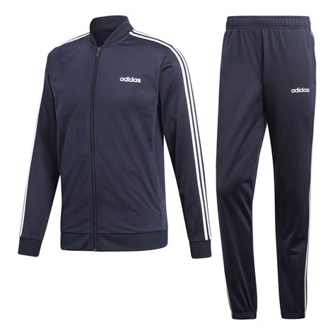 adidas trainingsanzug dunkelblau weiß|Adidas trainersanzüge herren.